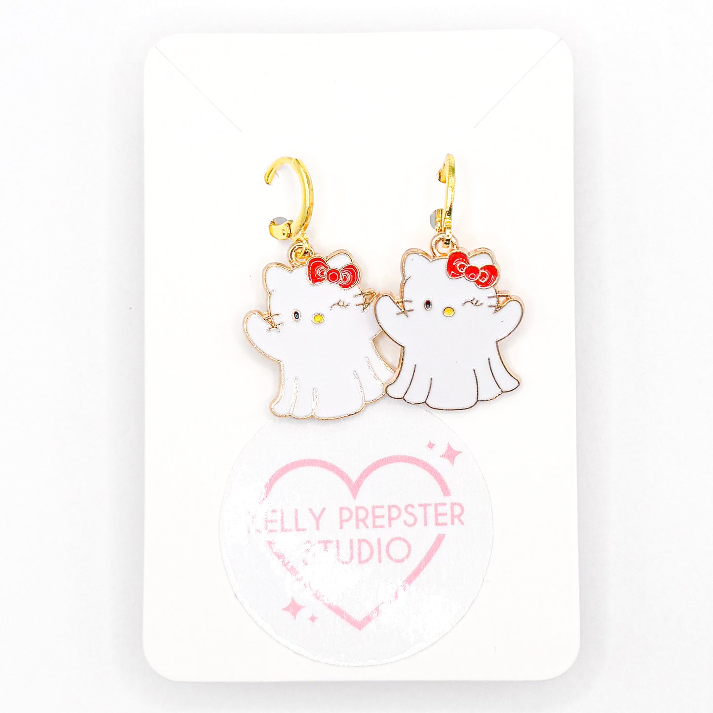 Spooky Kitty 5.0 Huggie Earrings