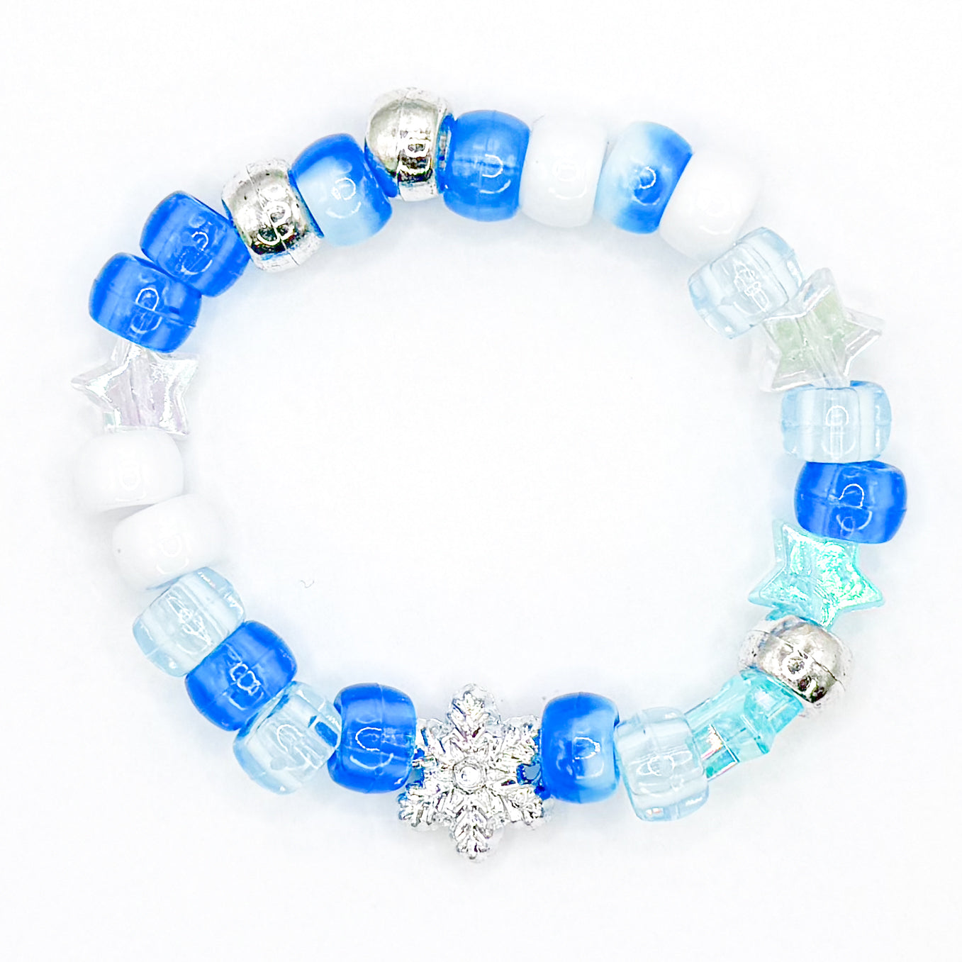 Snowflake Beaded Bracelet