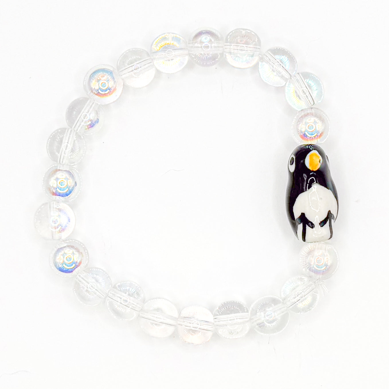 Little Penguin Glass Beaded Bracelet