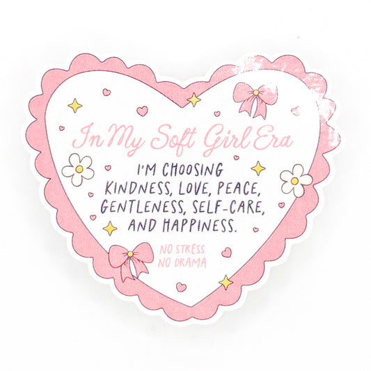 In My Soft Girl Era Sticker