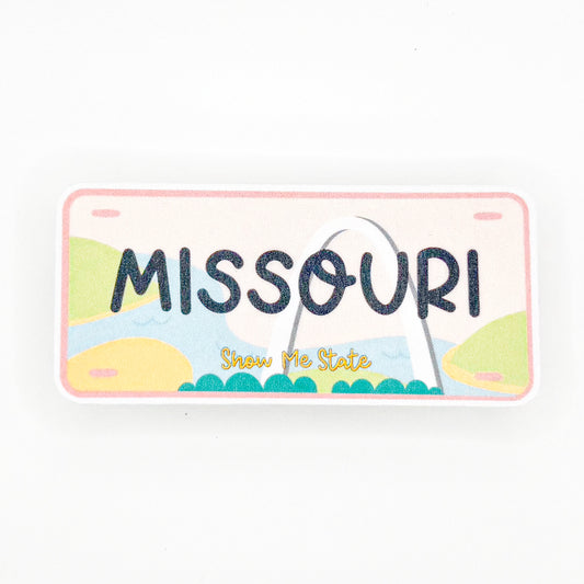 Missouri License Plate Sticker