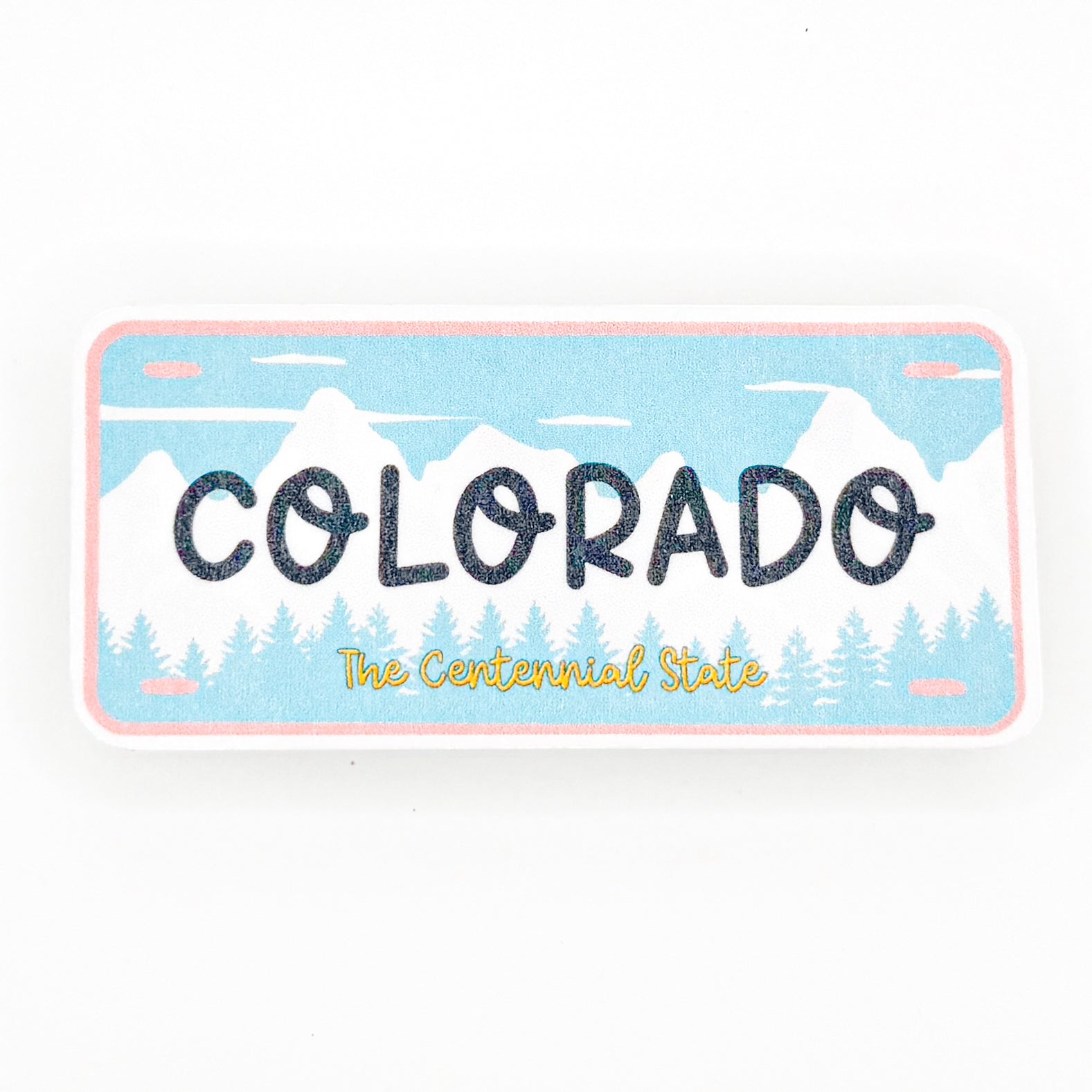 Colorado License Plate Sticker – KellyPrepsterStudio