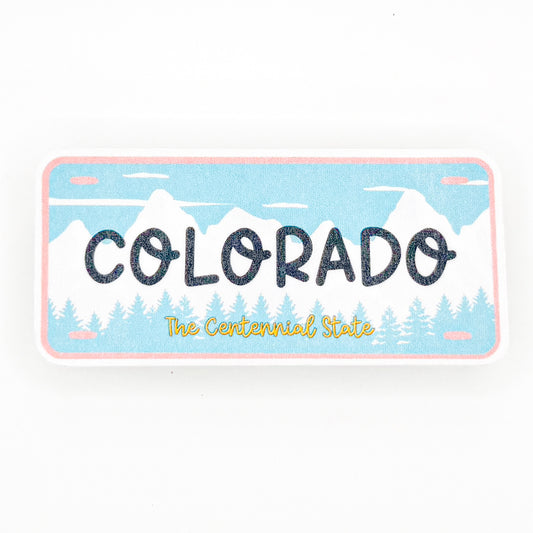 Colorado License Plate Sticker