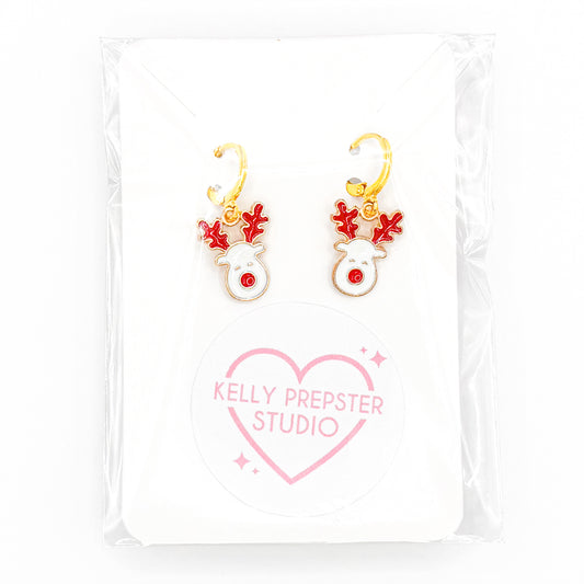 Reindeer 4.0 Huggie Earrings