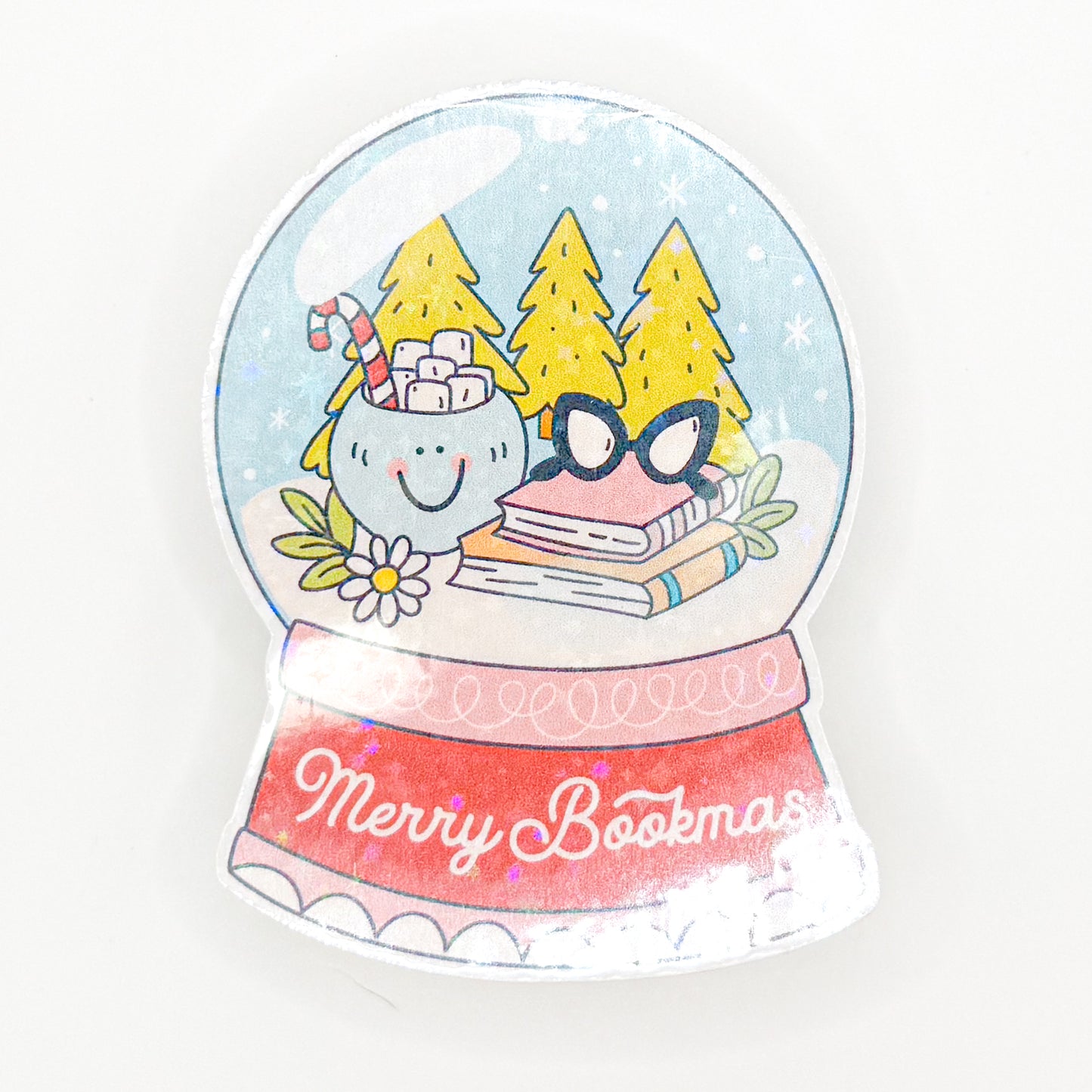 Merry Bookmas Sticker