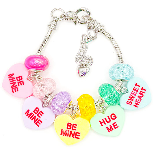 Be Mine Valentine's Day European Charm Bracelet