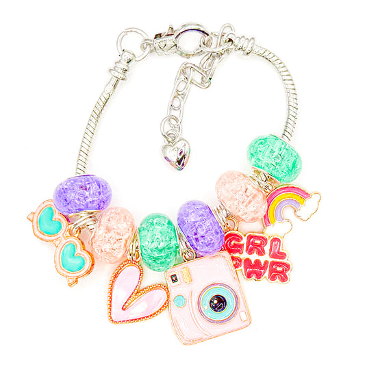 Girl Power 1.0 European Charm Bracelet