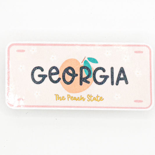 Georgia Plate Sticker