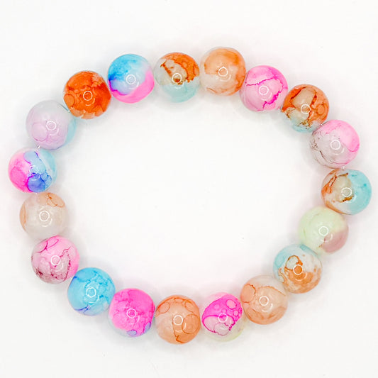 Rock Candy Glass Beaded Bracelets