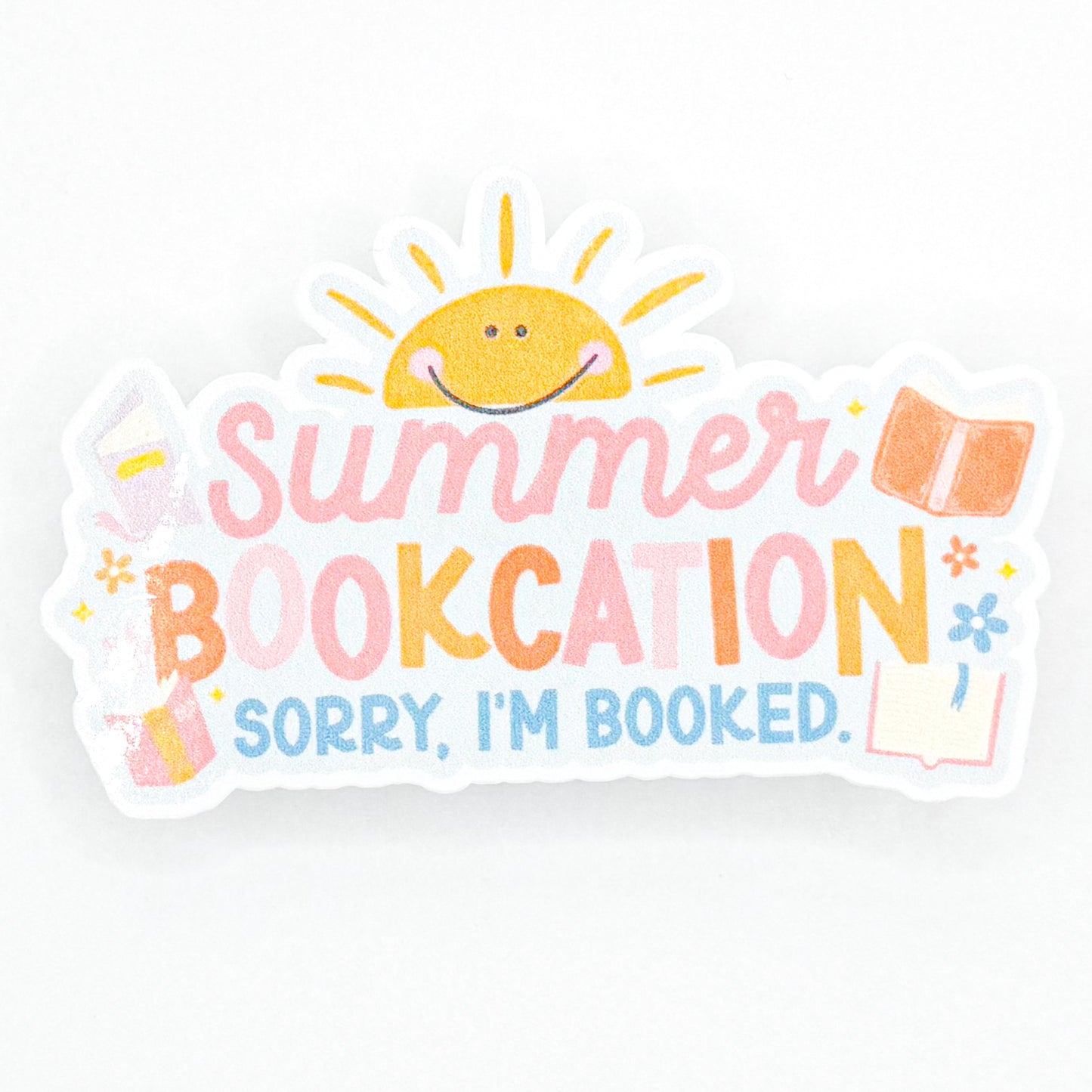 Summer Bookcation Sticker