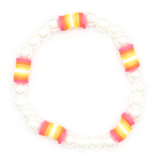 Sunrise Pearls Beaded Bracelet