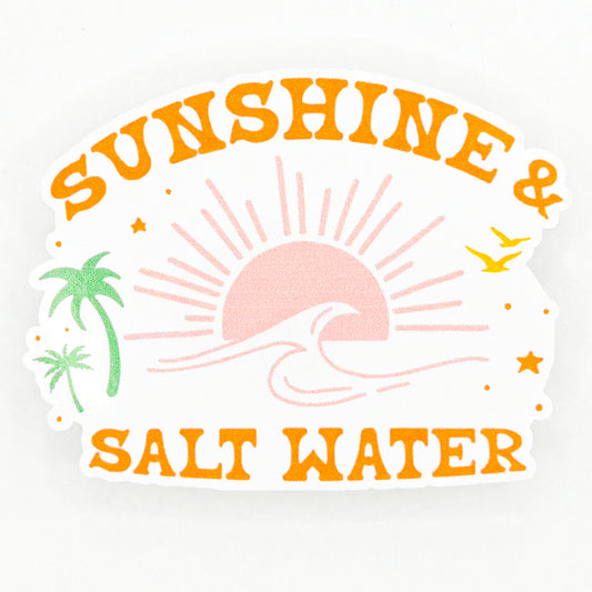 Sunshine & Salt Water Sticker