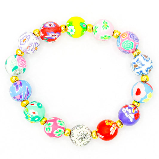 Groovy Lilly Beaded Bracelet