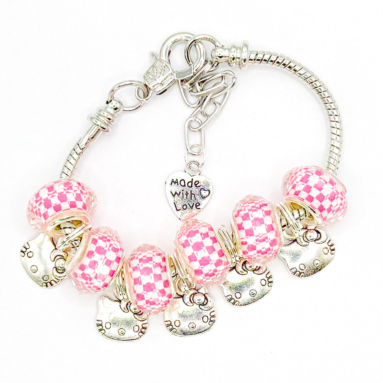 Classic Kitty European Charm Bracelet