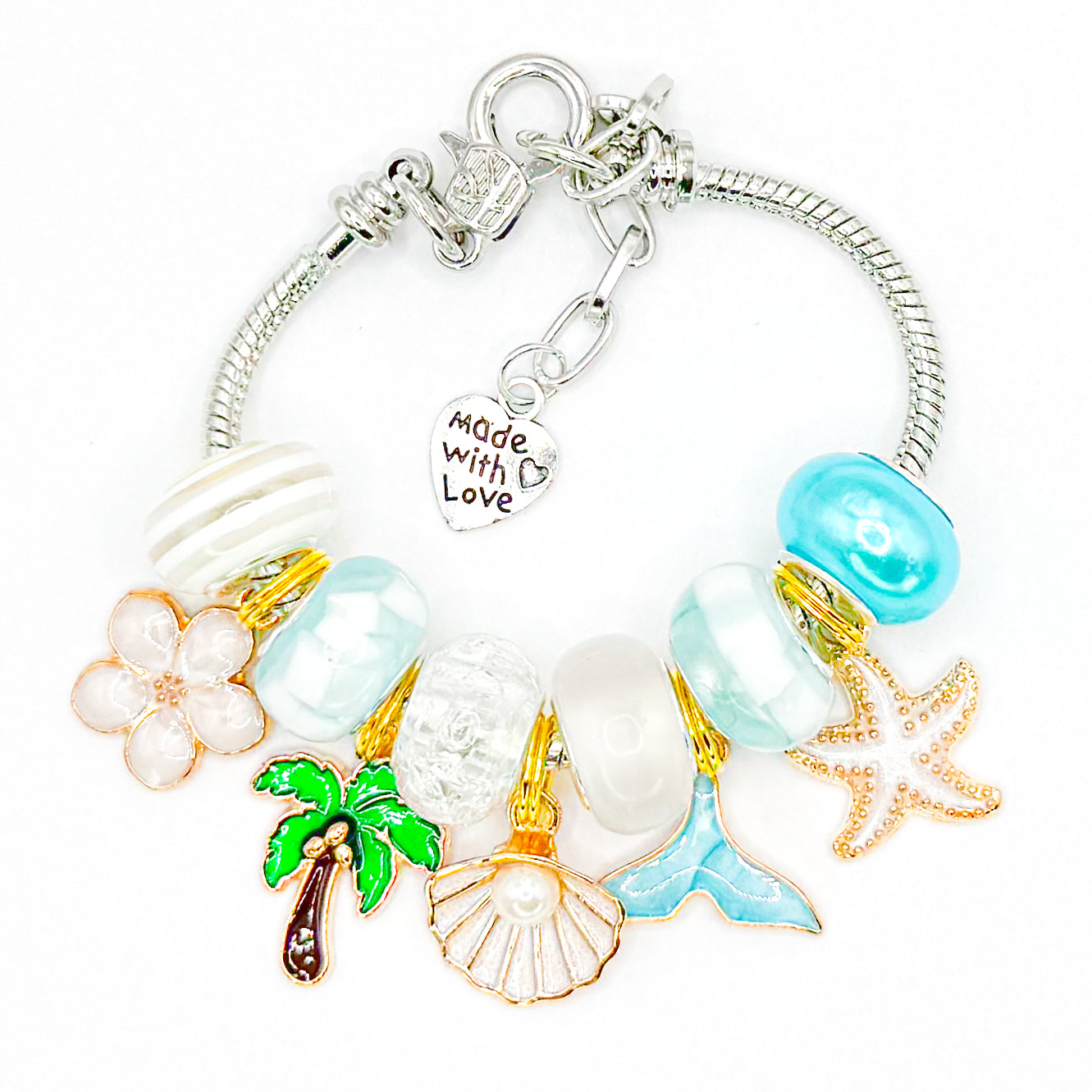 Beach Please European Charm Bracelet