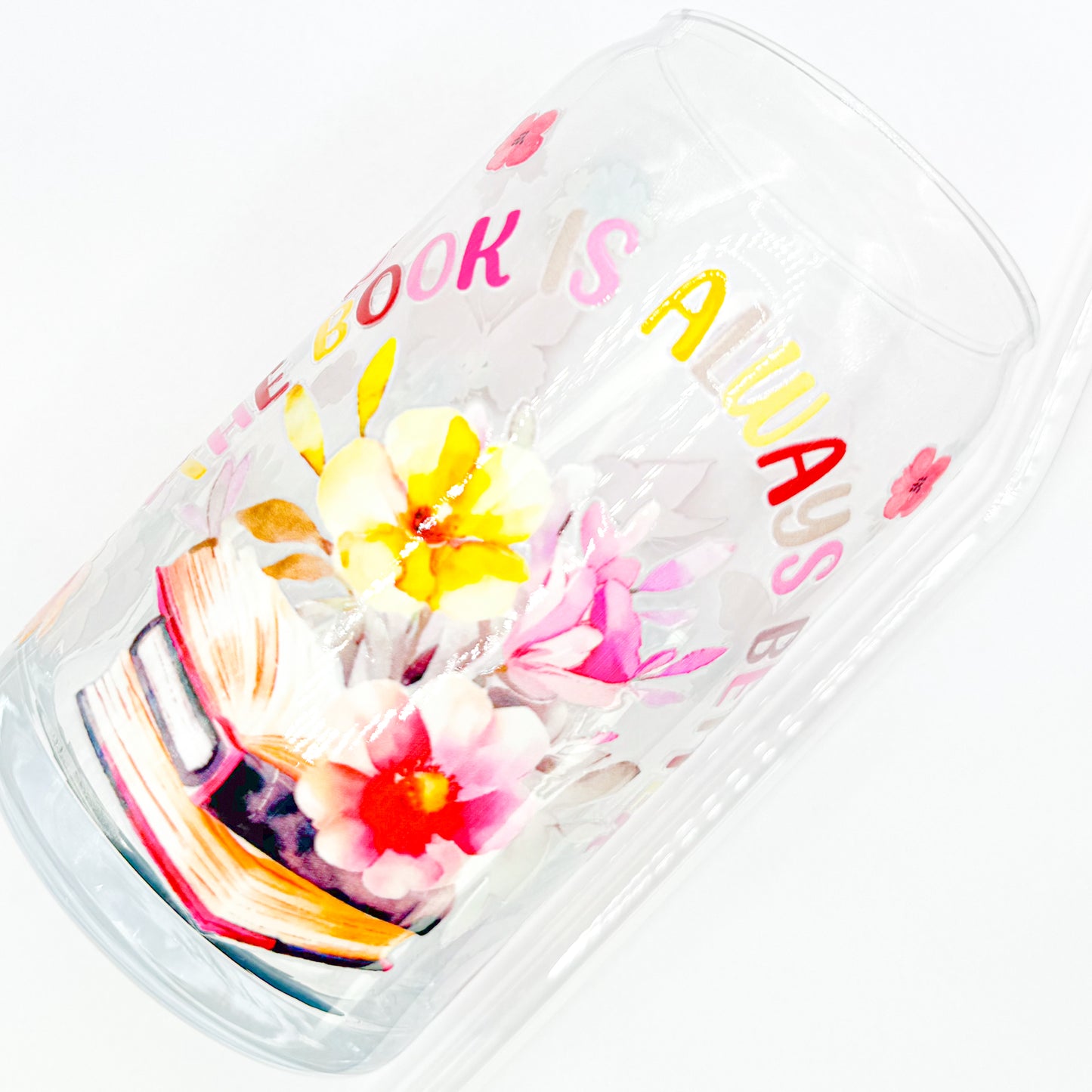 The Book Is Always Better Flower Cup - 16oz