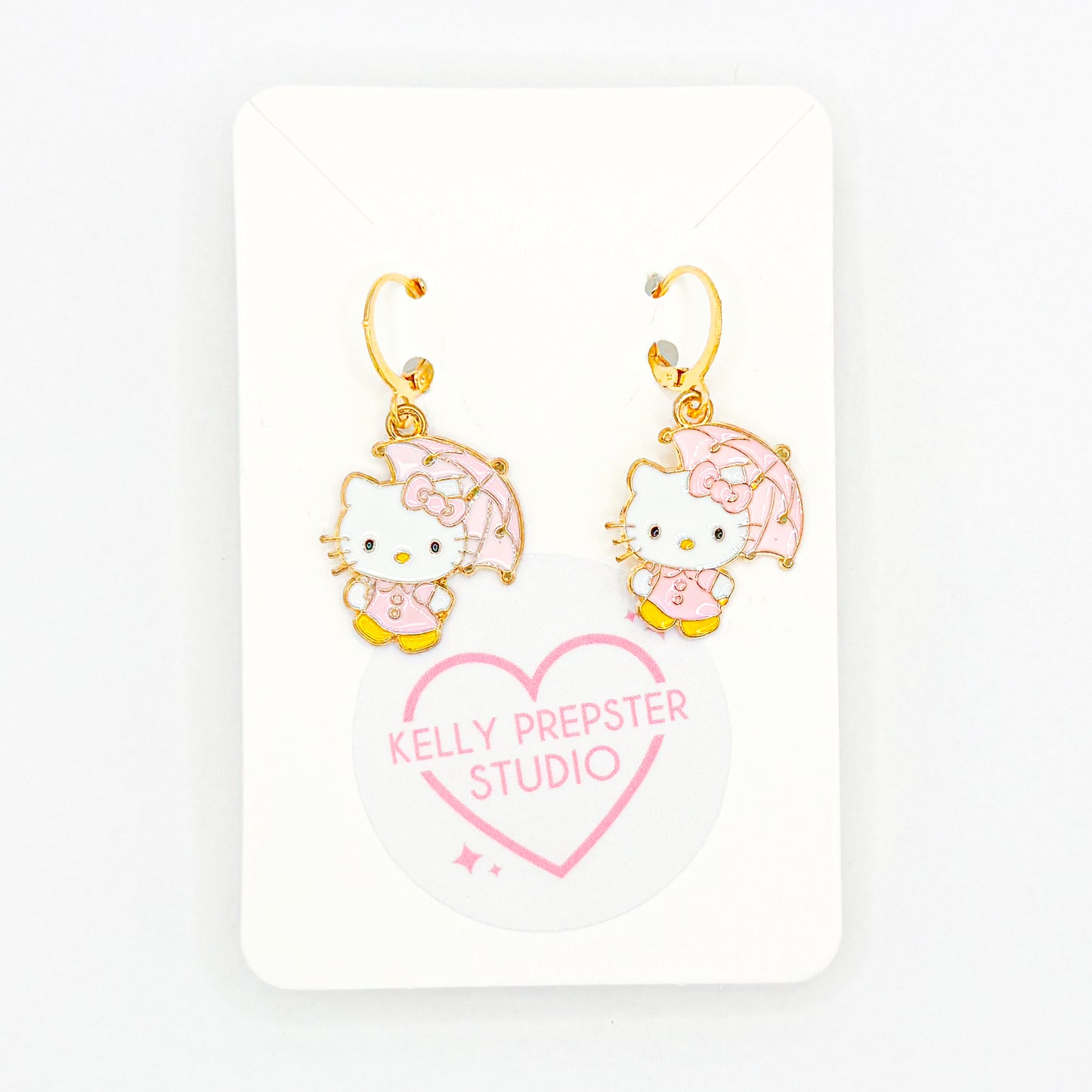 Kitty Huggie Earrings