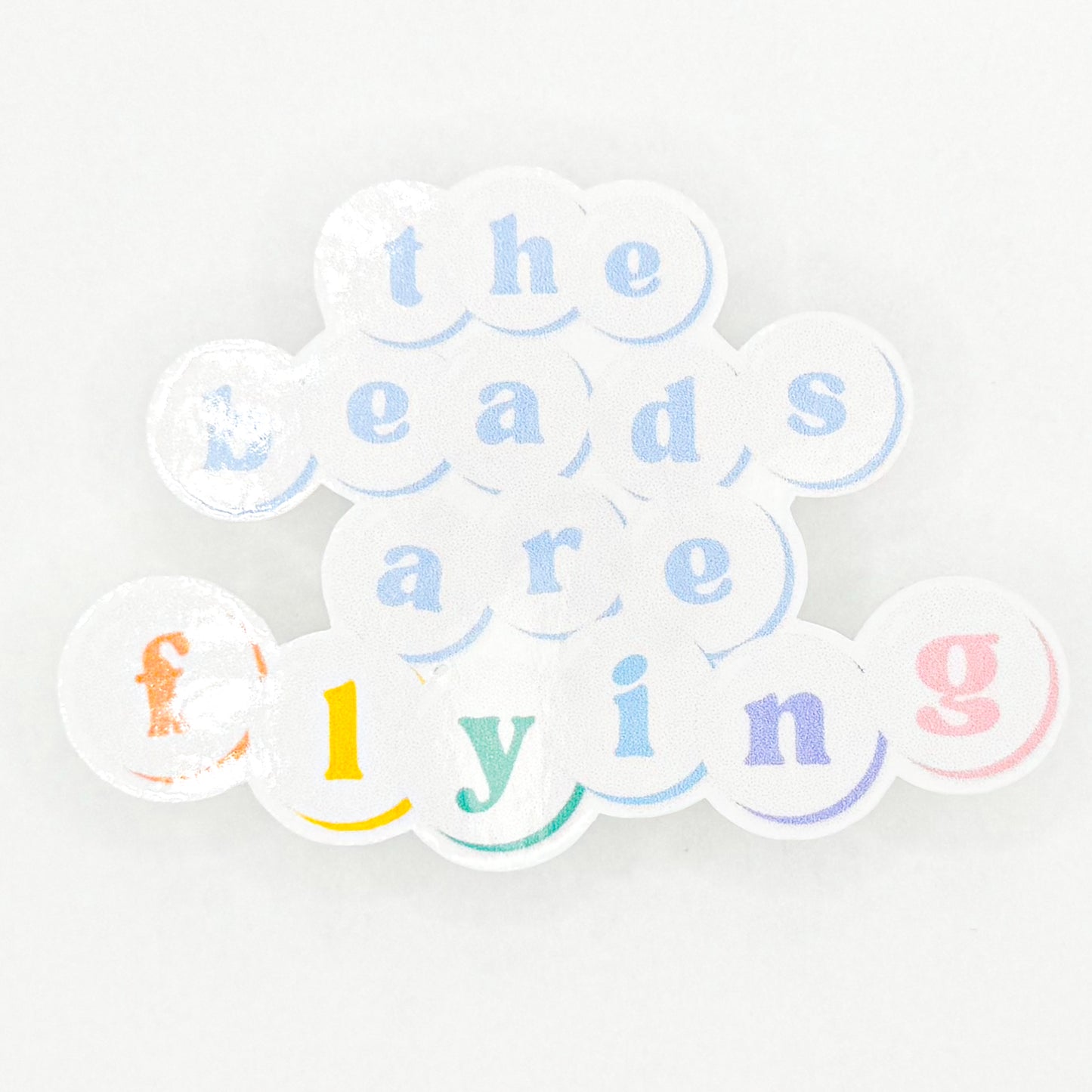 The Beads Are Flying Sticker