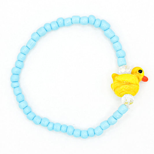 Quack Quack Seed Beaded Bracelet