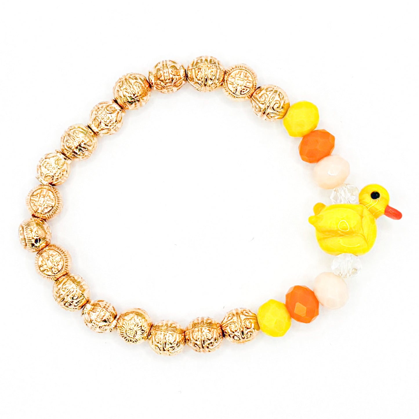 Quackers Glass Beaded Bracelet