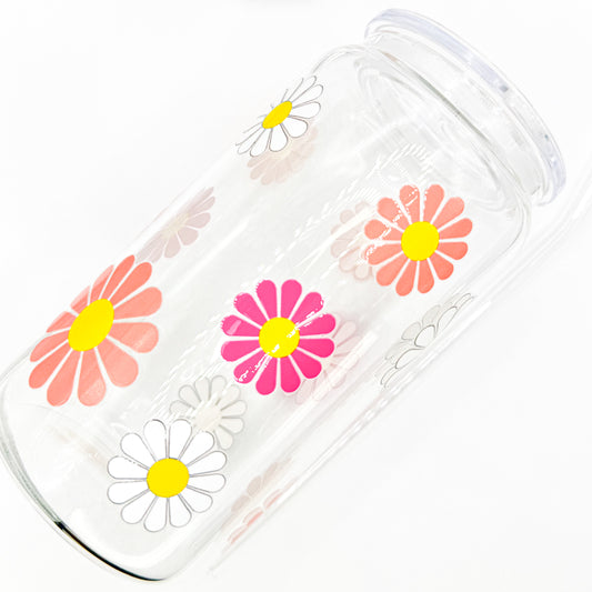 Colorful Daisies Cup - 16oz