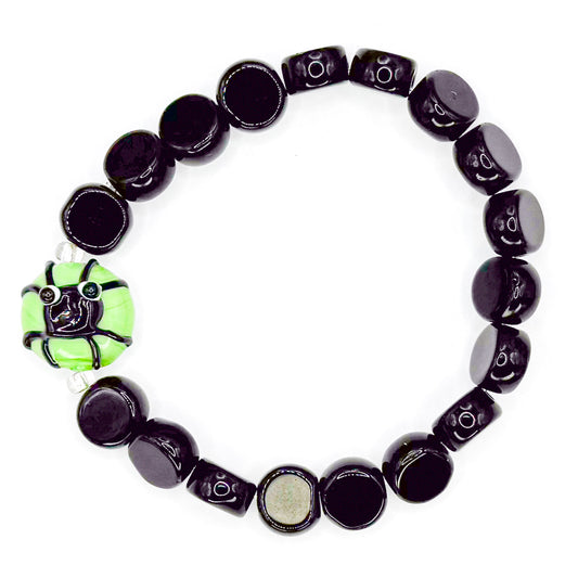 Creepy Crawly 2.0 Glass Beaded Bracelet