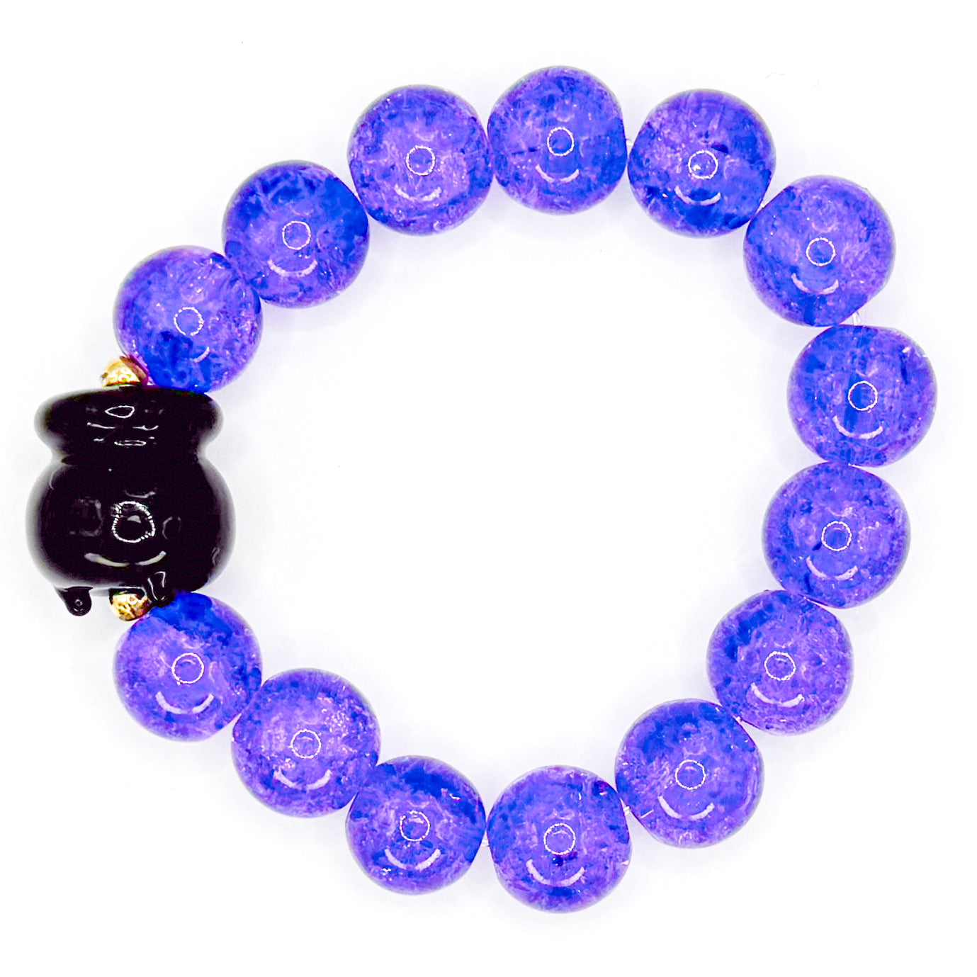 Witch Please Glass Beaded Bracelet