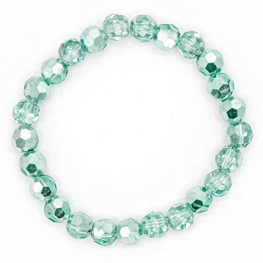 Green Celebration 2.0 Glass Beaded Bracelet