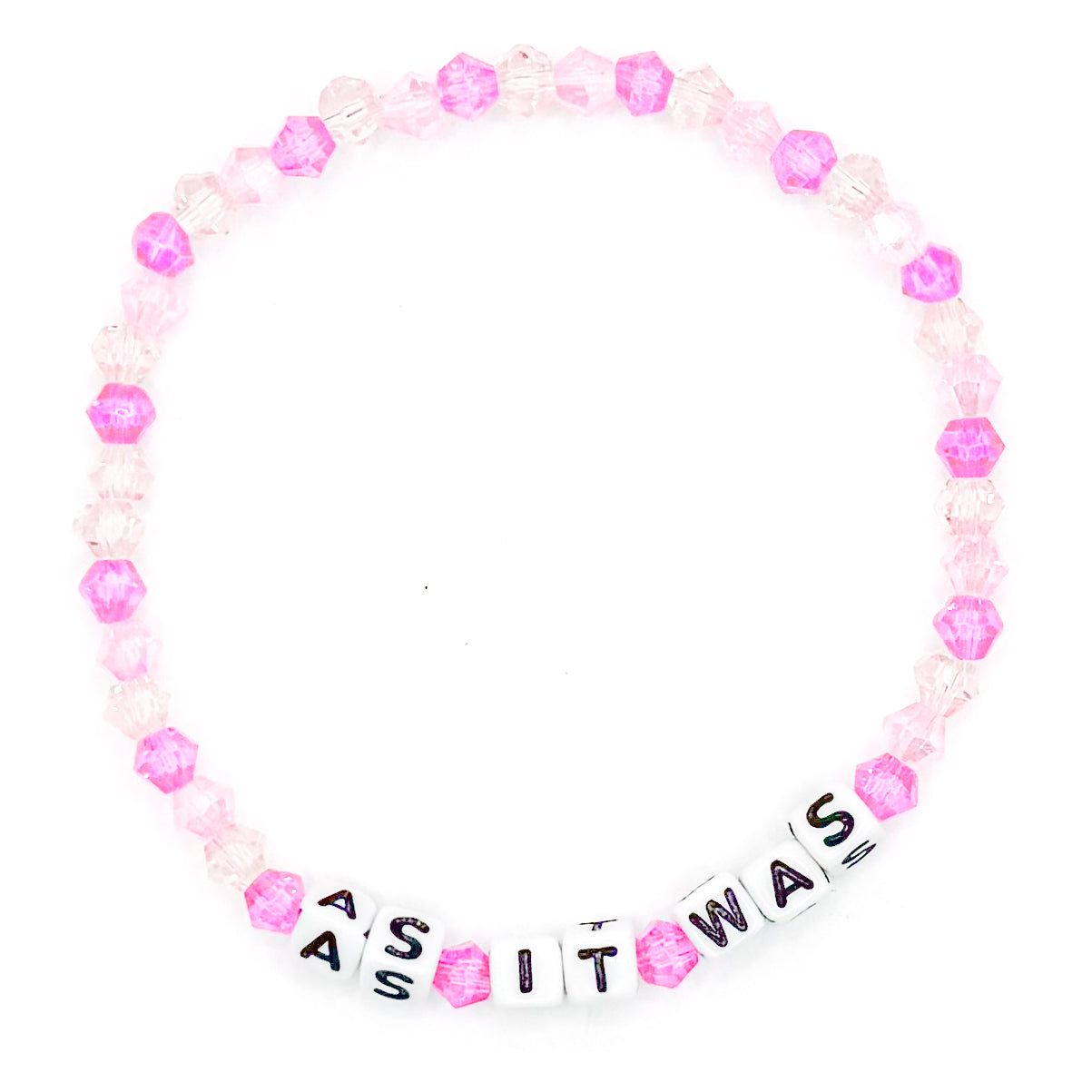 Pink "As It Was" Bead Buddy Bracelet