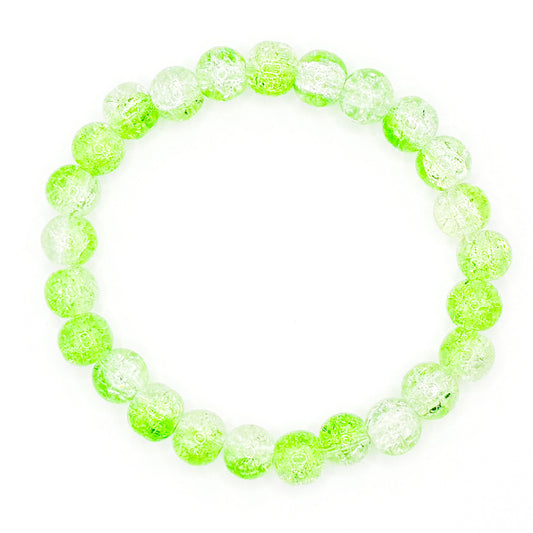 Water Green Glass Beaded Bracelet