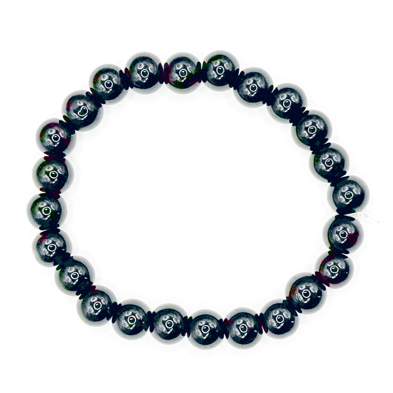 Glossy At Night Glass Beaded Bracelet