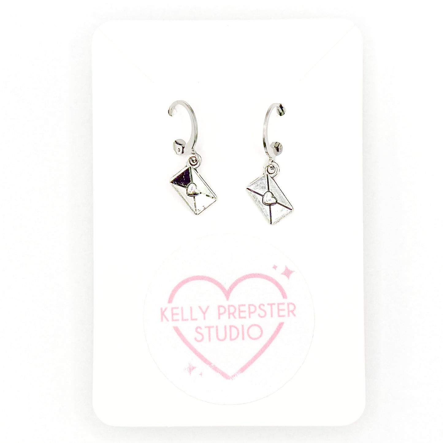 Love Letter Huggie Earrings