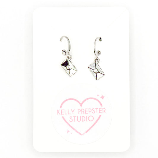 Love Letter Huggie Earrings