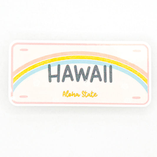 Hawaii Plate Sticker
