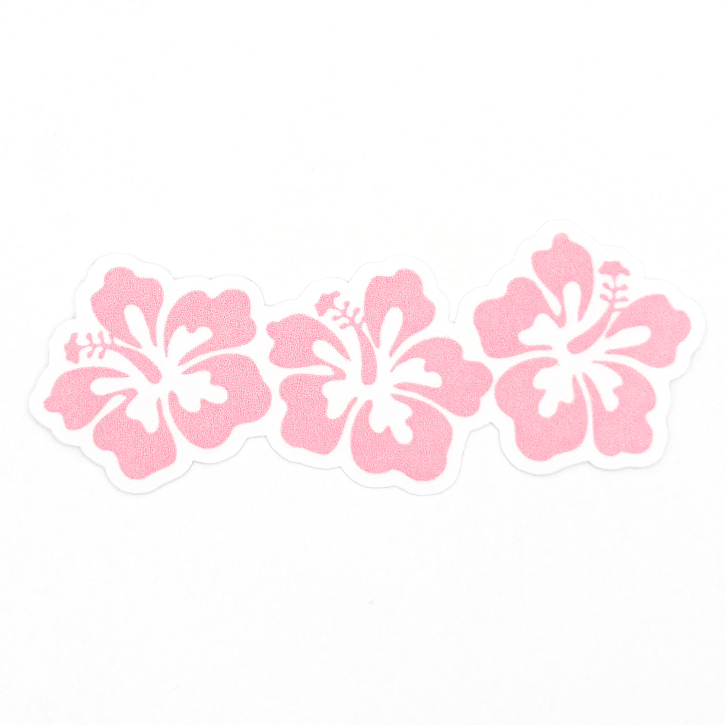 Pink Aloha Flowers Sticker