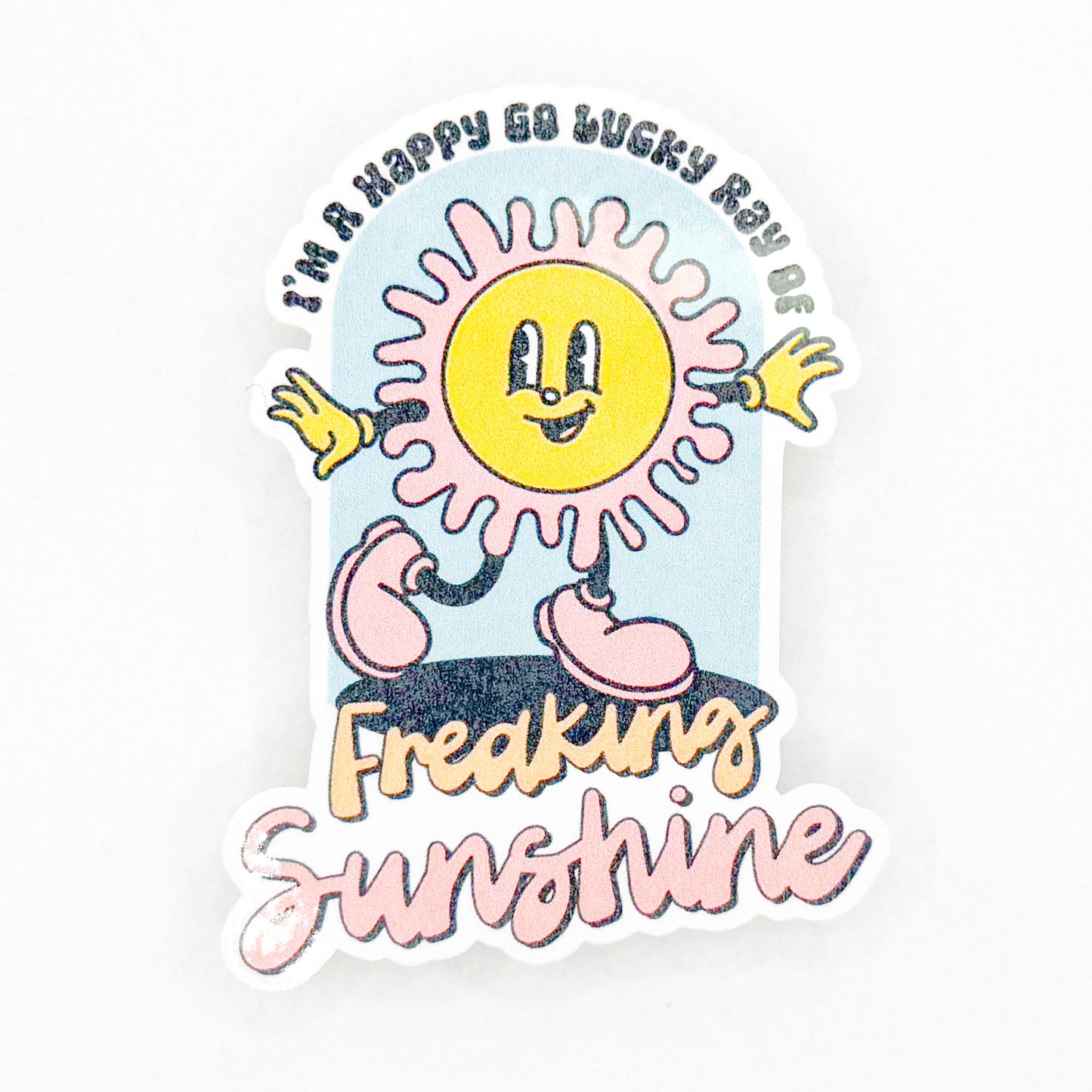 Happy Go Lucky Sticker