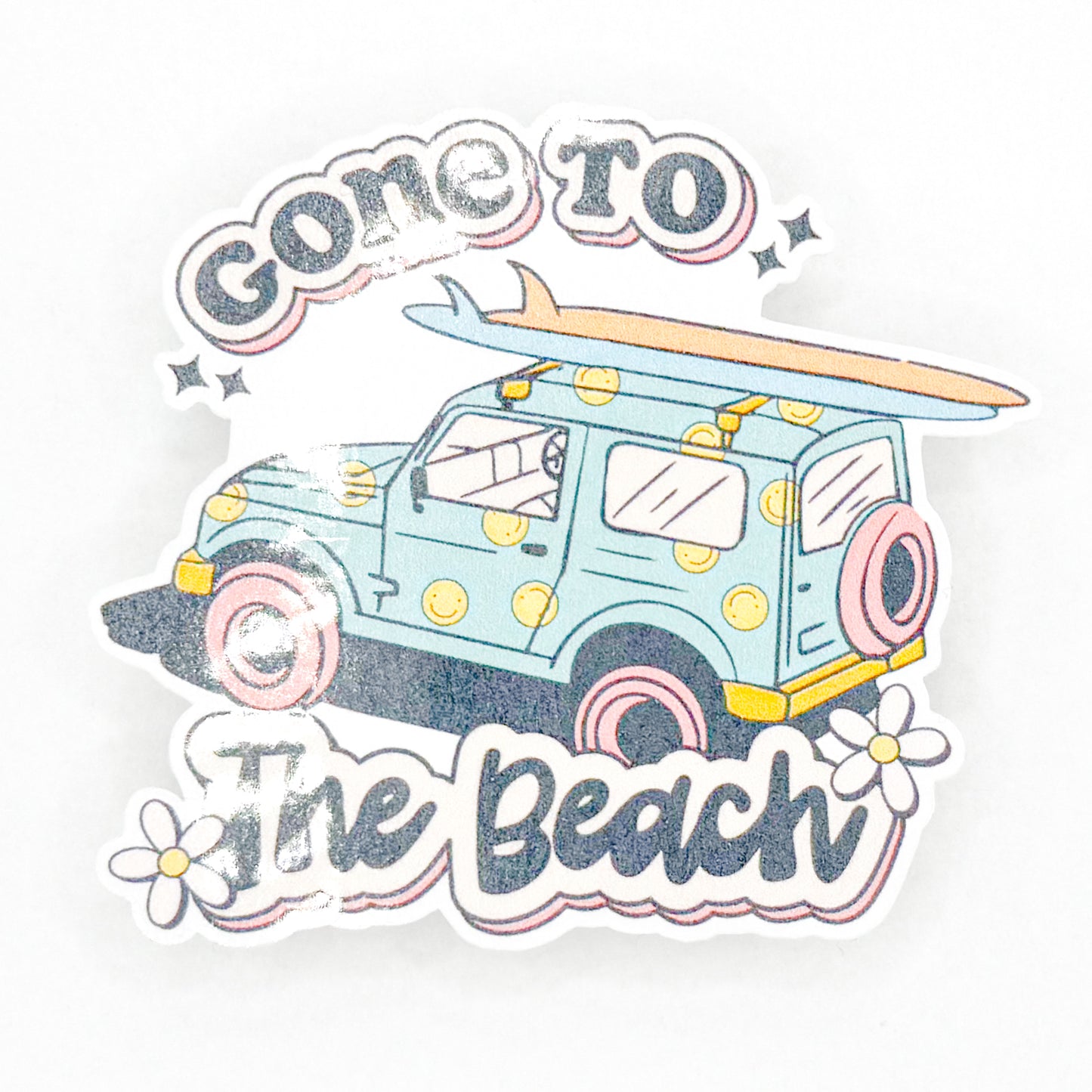 Gone To The Beach Sticker