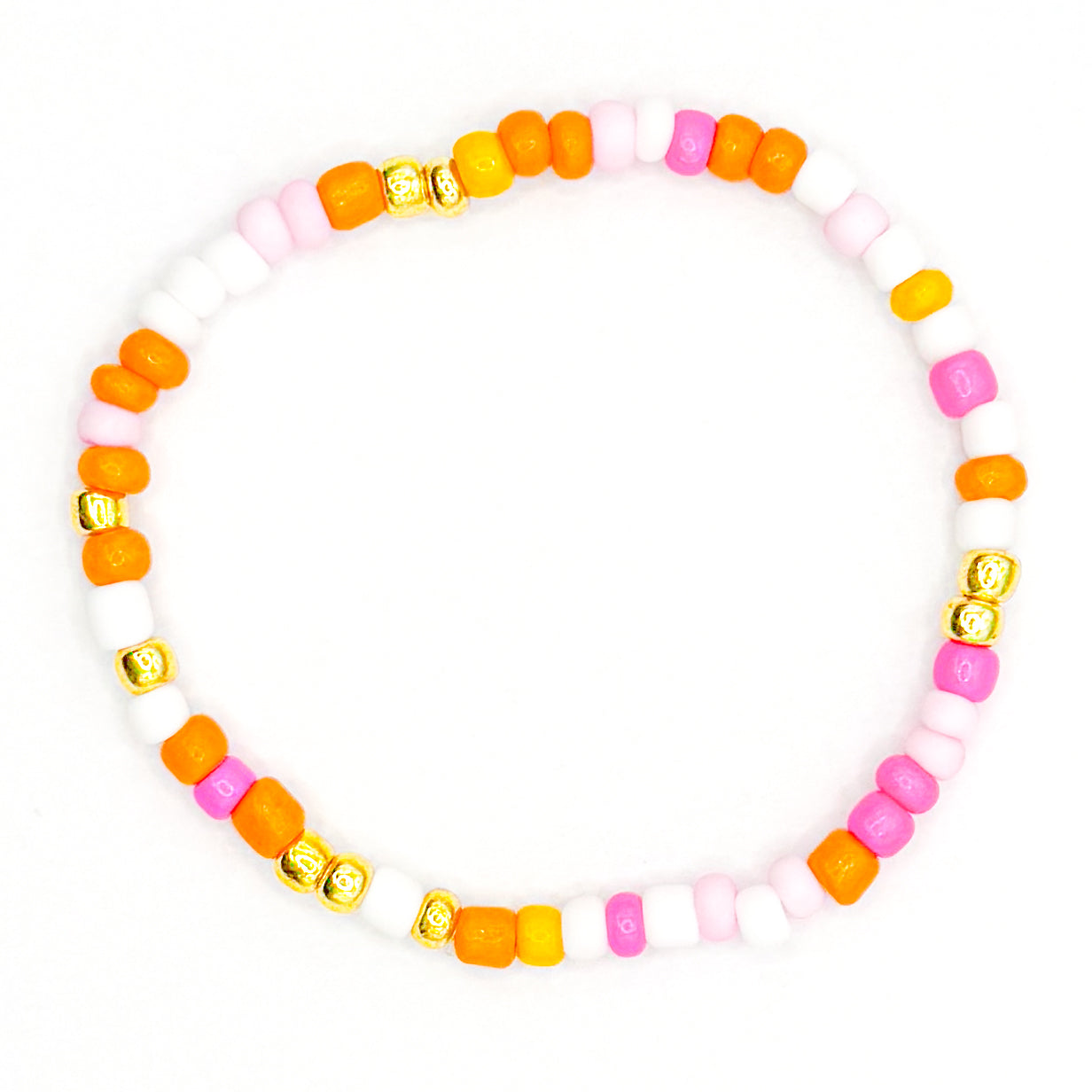 Sunrise Seed Beaded Bracelet