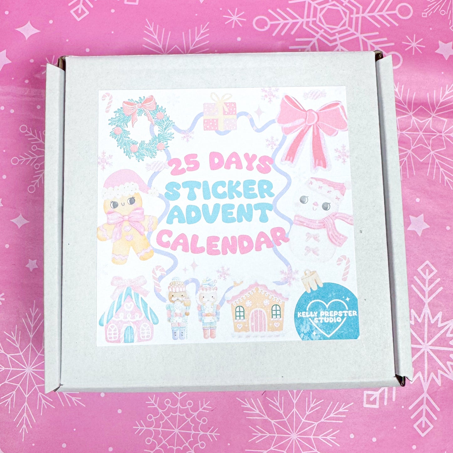 25 Day Holiday Sticker Advent Calendar