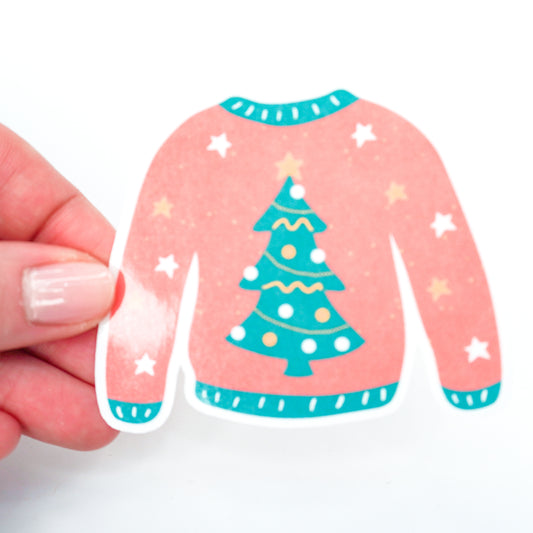 Ugly Christmas Sweater Sticker