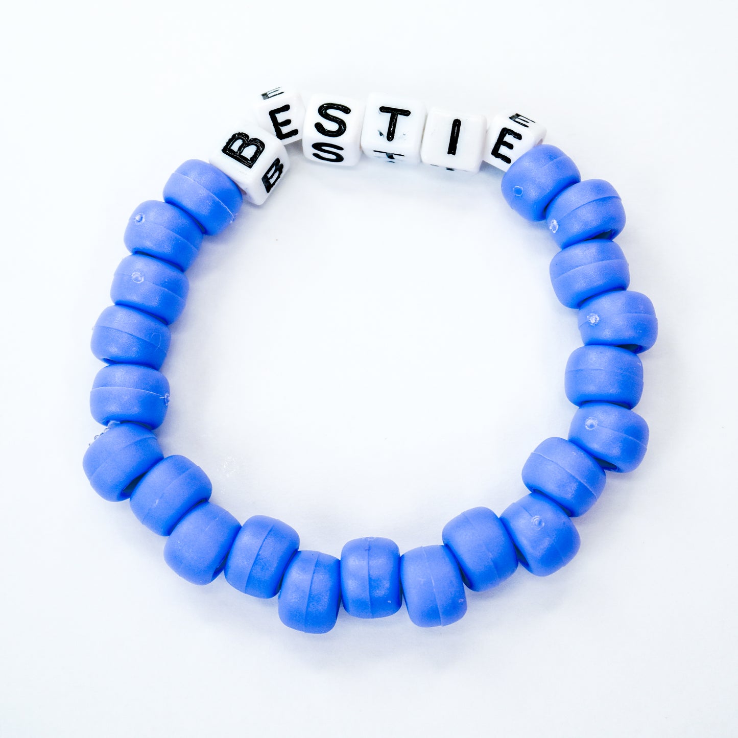 Purple “Bestie” Beaded Bracelet