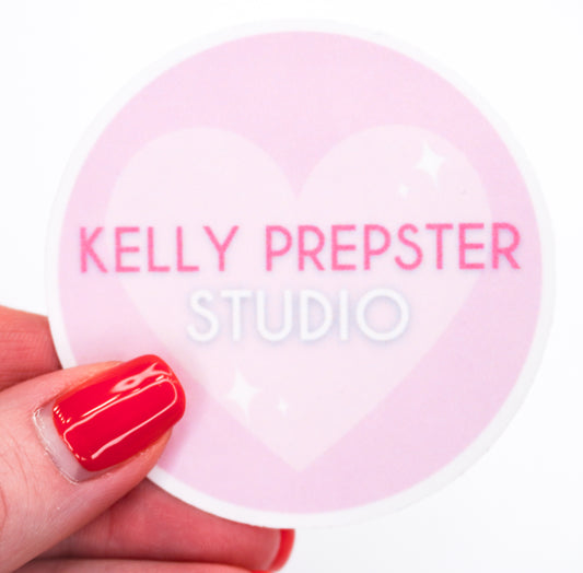 KellyPrepster Studio Logo Sticker